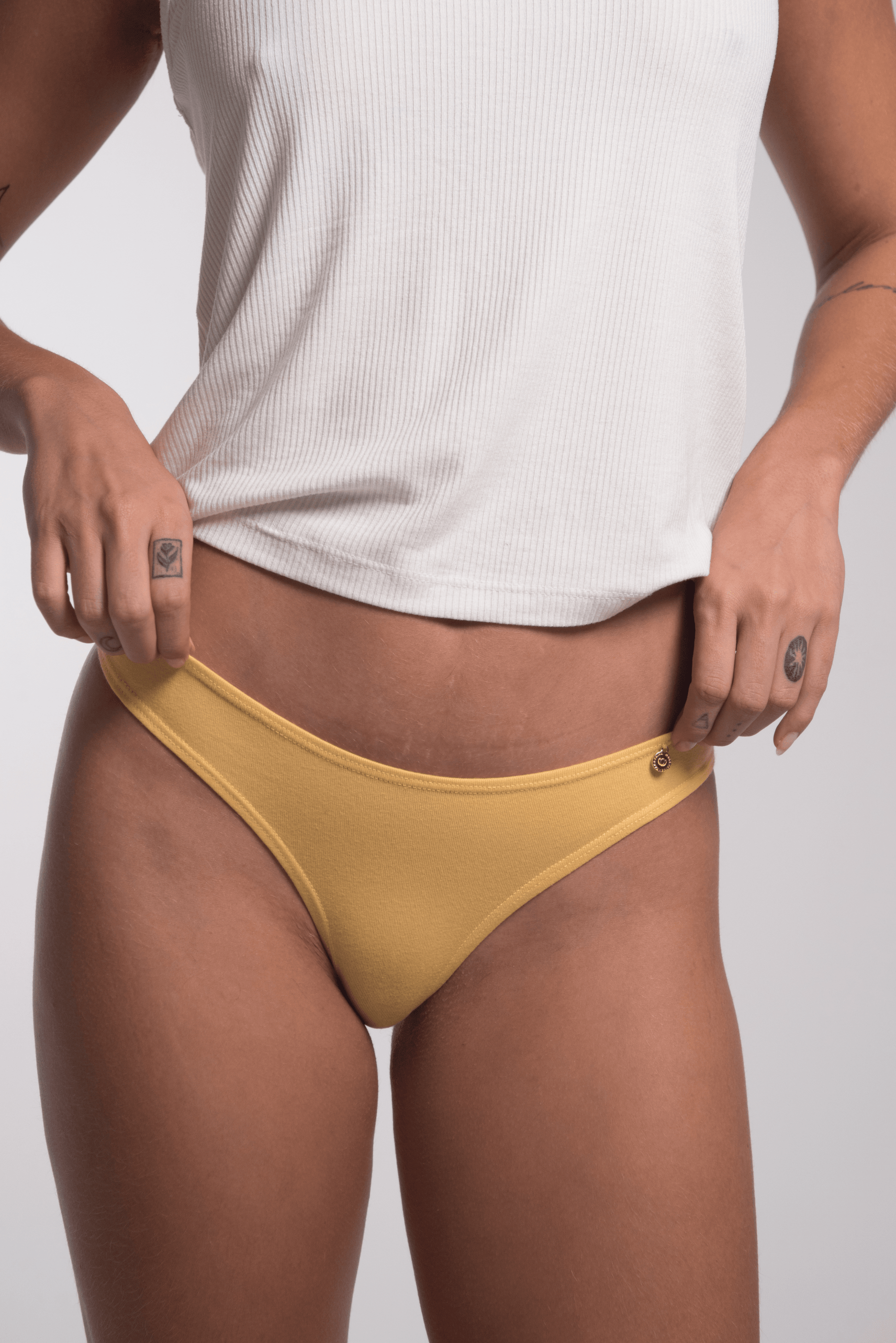Calcinha Tanga Algodão - Nara Paiva Lingerie